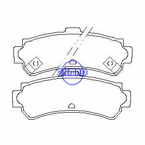 NISSAN ALMERA I Hatchback 200SX Sentra Pastilha de freio FMSI: 7547-D669 OEM: 44060-0M890 FDB1454 TRW: GDB3115 WVA: 23023 23024 23025, F669